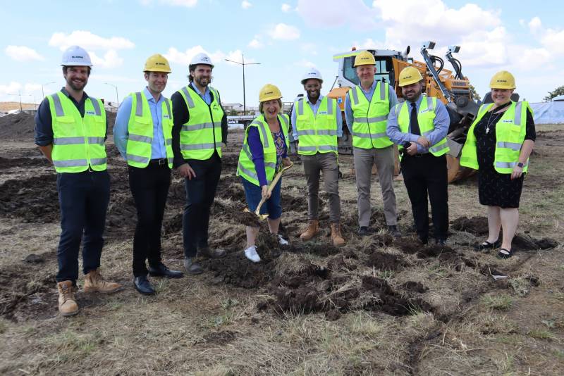 Hayes Hill sod-turning ceremony